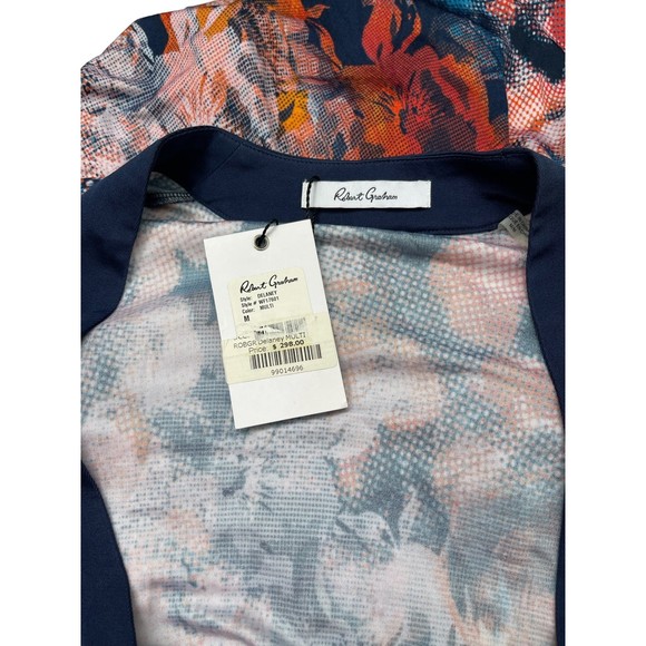 Robert‎ Graham NWT Delaney multi color wrap dress Medium - Picture 5 of 6